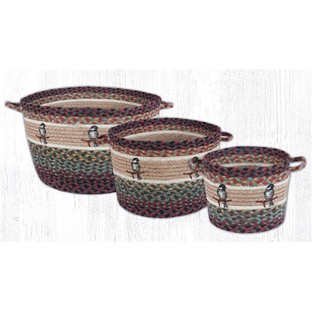 Palacedesigns 9 x 7 in. Chickadee Small Utility Basket PA2844595